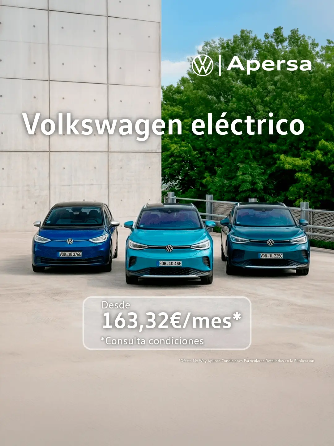 lleva tu Volkswagen Golf eHybrid por tan solo 172€ al mes en Apersa Ourense, Lugo o Burela.